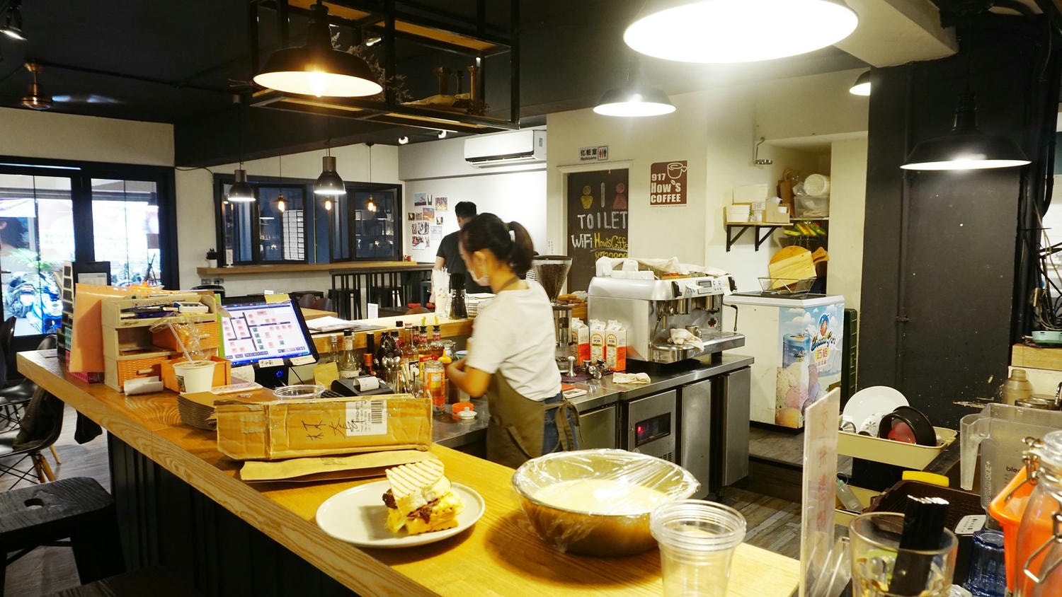 【六張犁餐廳】917 好事咖啡創意廚房●讓你吃飽飽的HOW’S COFFEE /平日不限時/提供WIFI/BRUNCH/早午餐● - 第7張圖