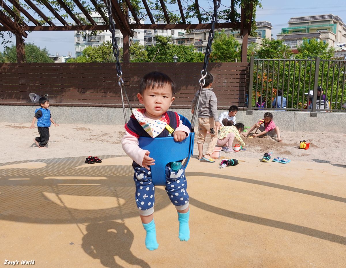 【新北特色公園】鶯歌永吉公園 親子公園/三層樓旋轉溜滑梯/3D彩繪/炮仗花拱門走廊 - 第11張圖