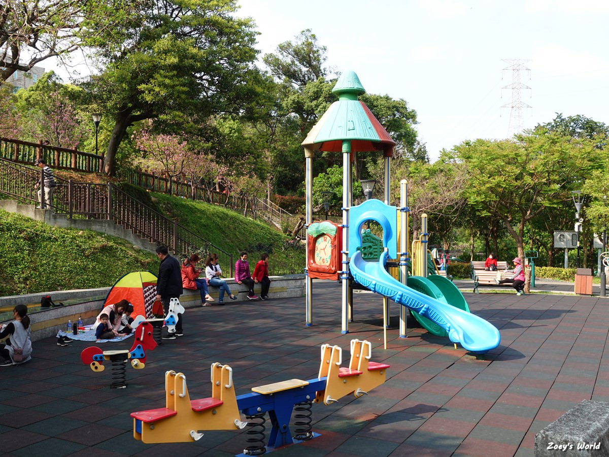 【新北特色公園】鶯歌永吉公園 親子公園/三層樓旋轉溜滑梯/3D彩繪/炮仗花拱門走廊 - 第28張圖