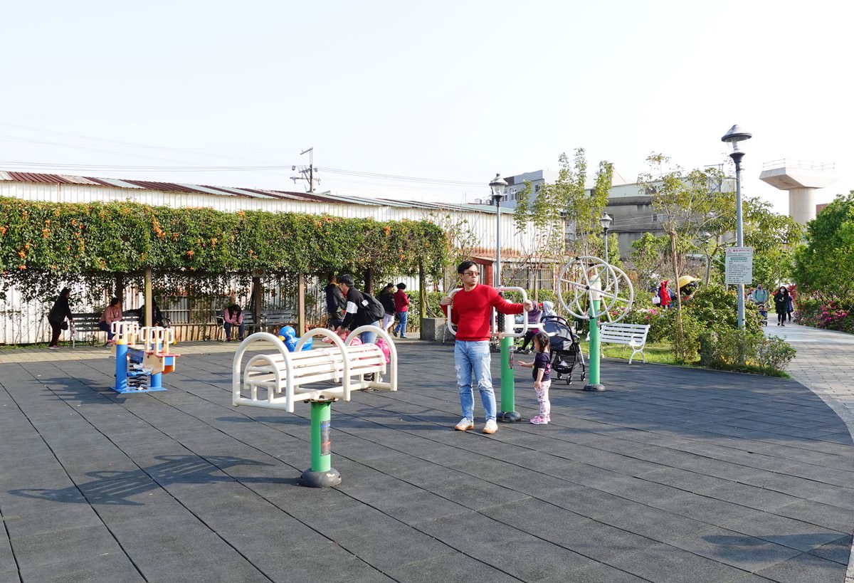 【新北特色公園】鶯歌永吉公園 親子公園/三層樓旋轉溜滑梯/3D彩繪/炮仗花拱門走廊 - 第31張圖