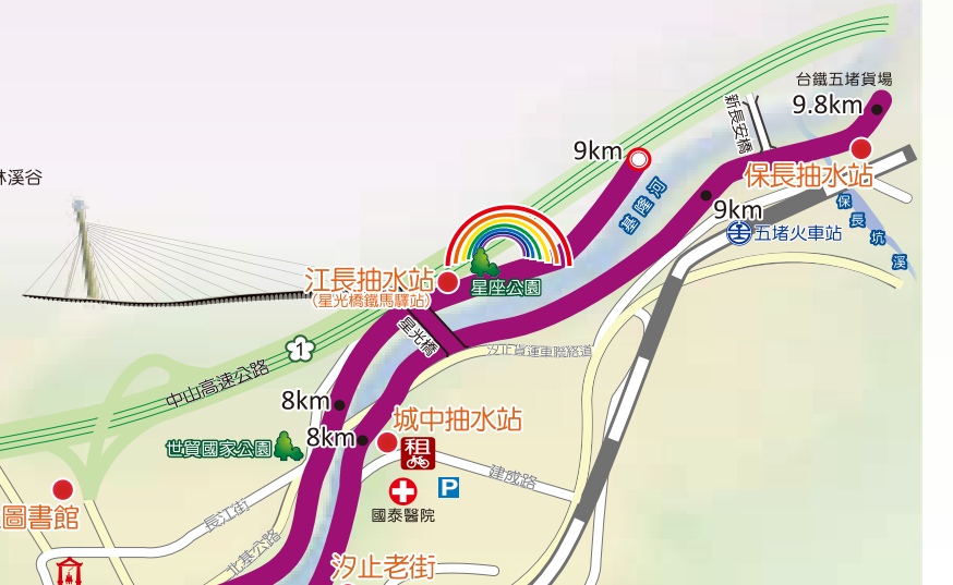 【汐止景點】五堵台鐵舊隧道自行車 親子自行車道/鐵路隧道超美景致 - 第2張圖