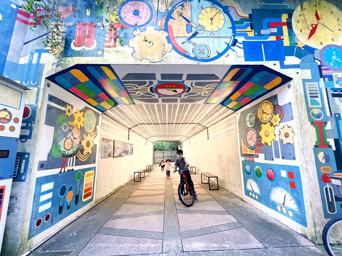【汐止景點】五堵台鐵舊隧道自行車 親子自行車道/鐵路隧道超美景致 - 第18張圖