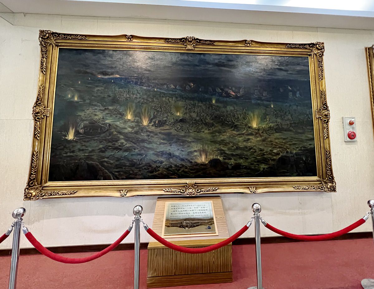 金門|古寧頭戰史館 12幅油畫記錄金門重要戰役!(順遊北山播音牆) - 第11張圖