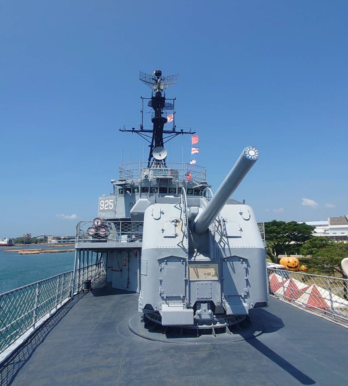 安平定情碼頭德陽艦園區 台灣第一座軍艦博物館