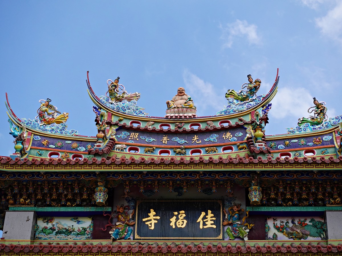 台南景點|佳福寺 40公尺滾輪溜滑梯超好玩 台南親子景點免費 - 第5張圖