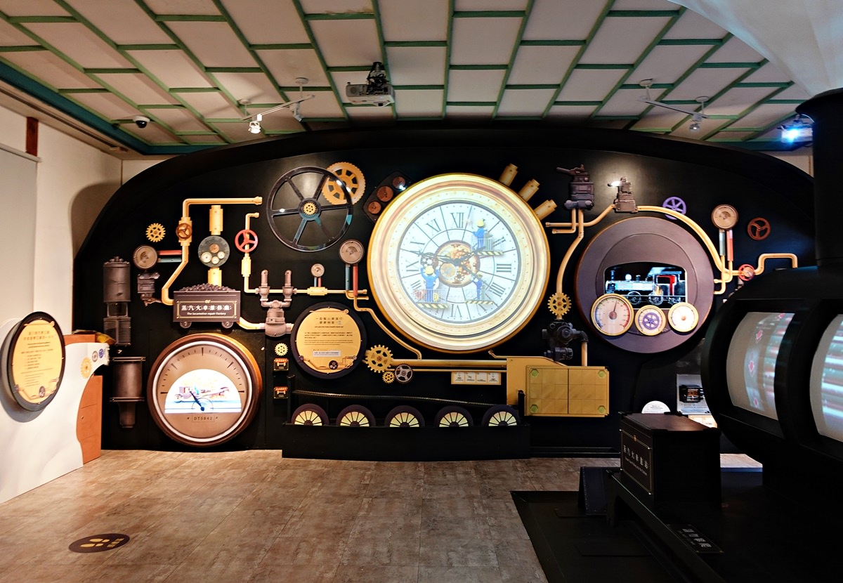 國立臺灣博物館鐵道部園區 兒童展示區搭小火車去/台北室內親子景點推薦 - 第21張圖