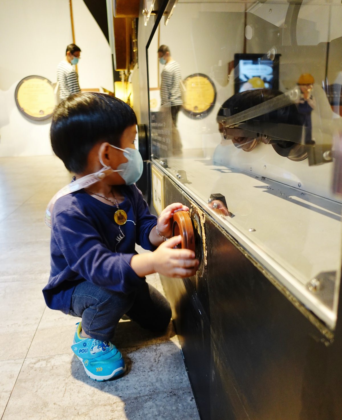 國立臺灣博物館鐵道部園區 兒童展示區搭小火車去/台北室內親子景點推薦 - 第23張圖