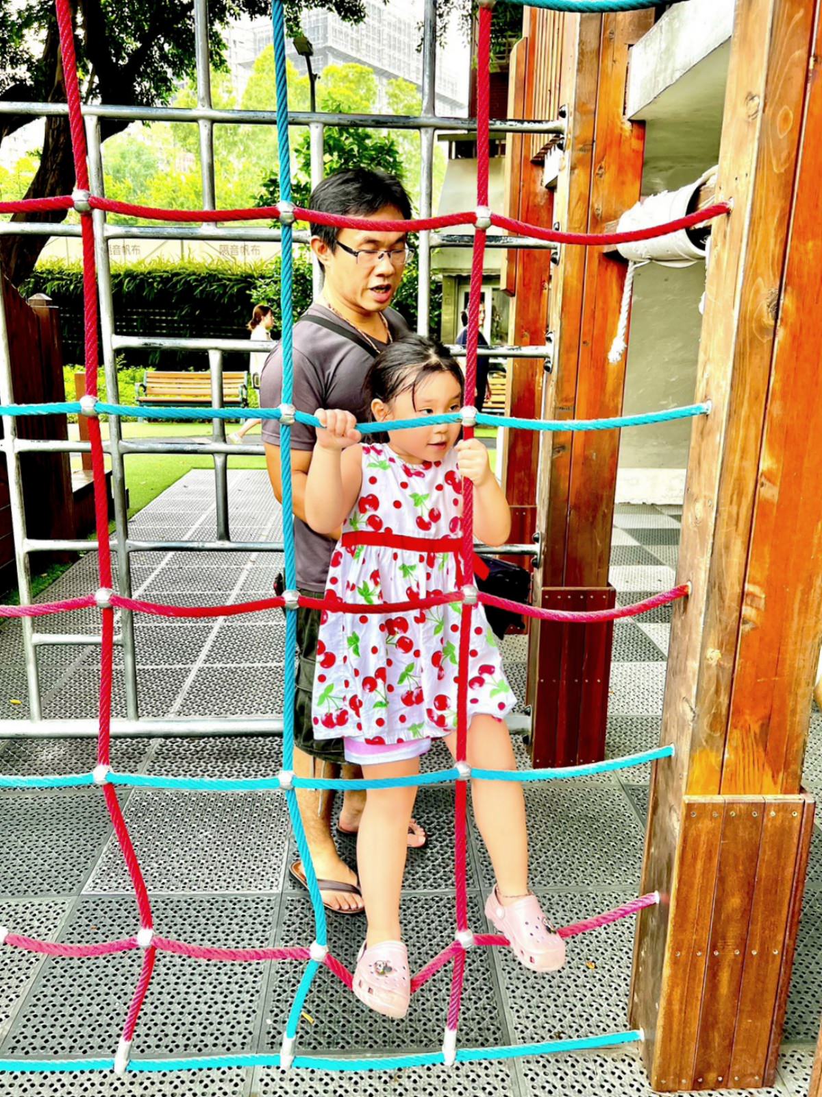 台北北投親子公園|長安公園 可愛小火車站公園,迷你火車鐵道溜滑梯超好玩 - 第6張圖