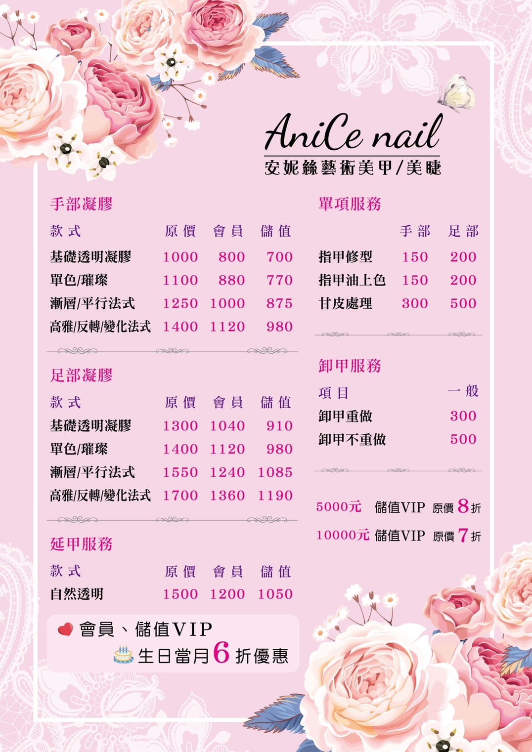 AniCe Nail 安妮絲藝術美甲/美睫 台北忠孝敦化美甲推薦 百變款式隨你挑,美到讓你每天都忍不住看!!讀者專屬優惠 - 第7張圖