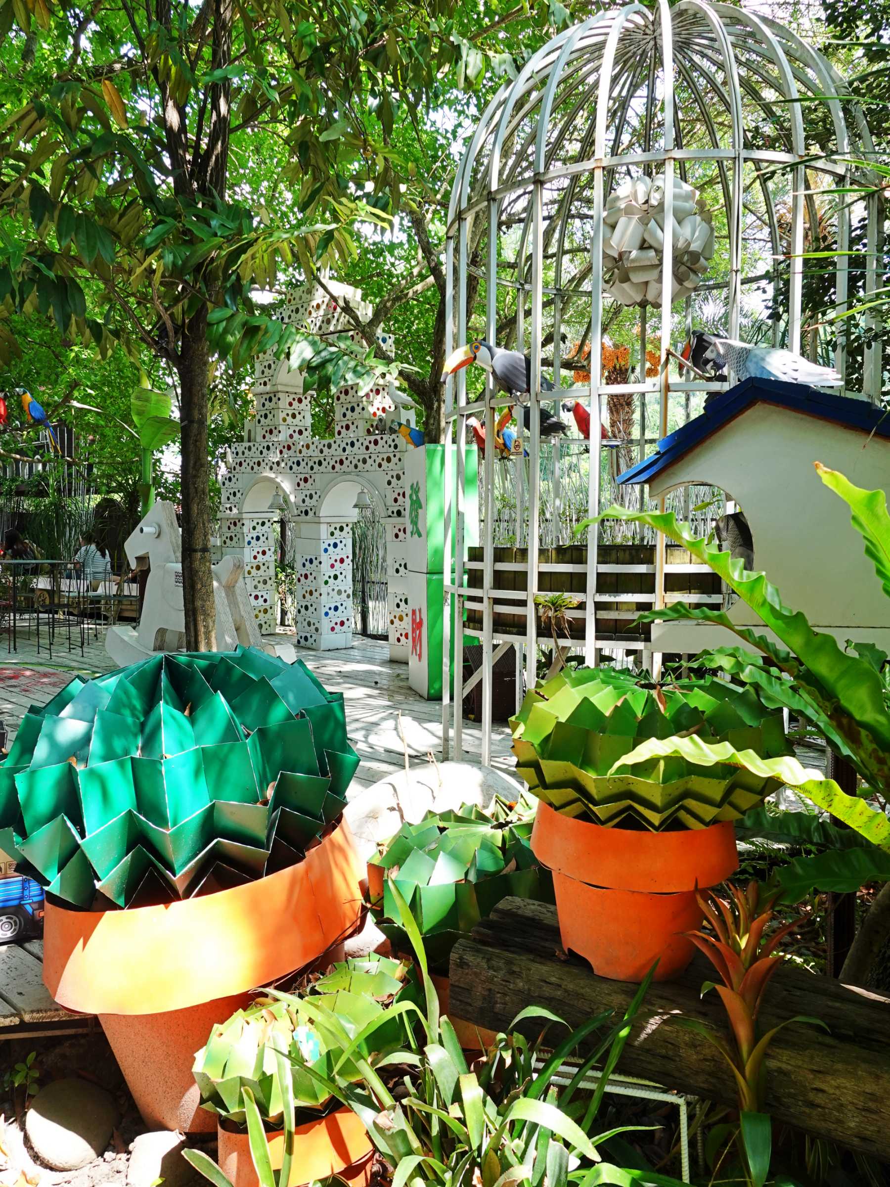 台中親子景點|大坑紙箱王創意園區 樹屋溜滑梯、天空步道讓你玩到不想回家 - 第8張圖