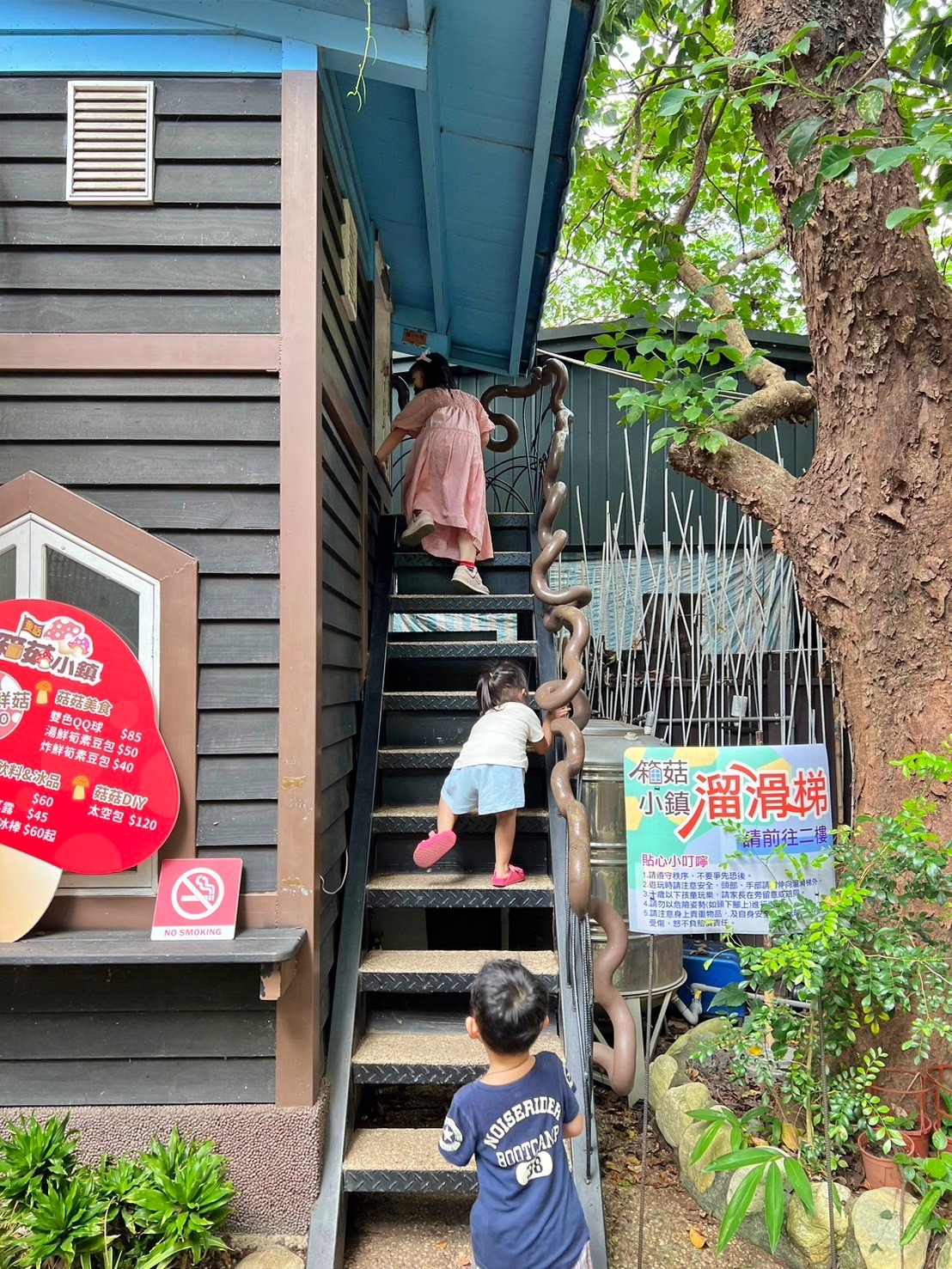 台中親子景點|大坑紙箱王創意園區 樹屋溜滑梯、天空步道讓你玩到不想回家 - 第24張圖