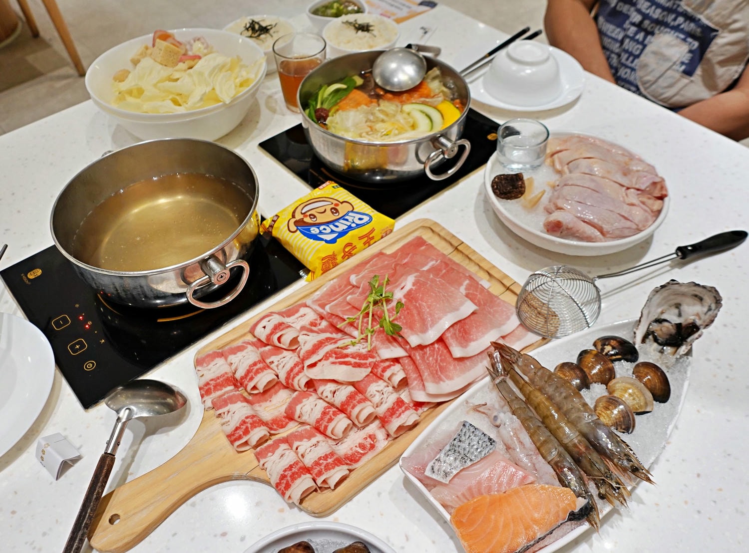 新北親子餐廳|童鍋秀泰樹林店 北歐風親子火鍋店!溜滑梯球池遊戲室 - 第14張圖