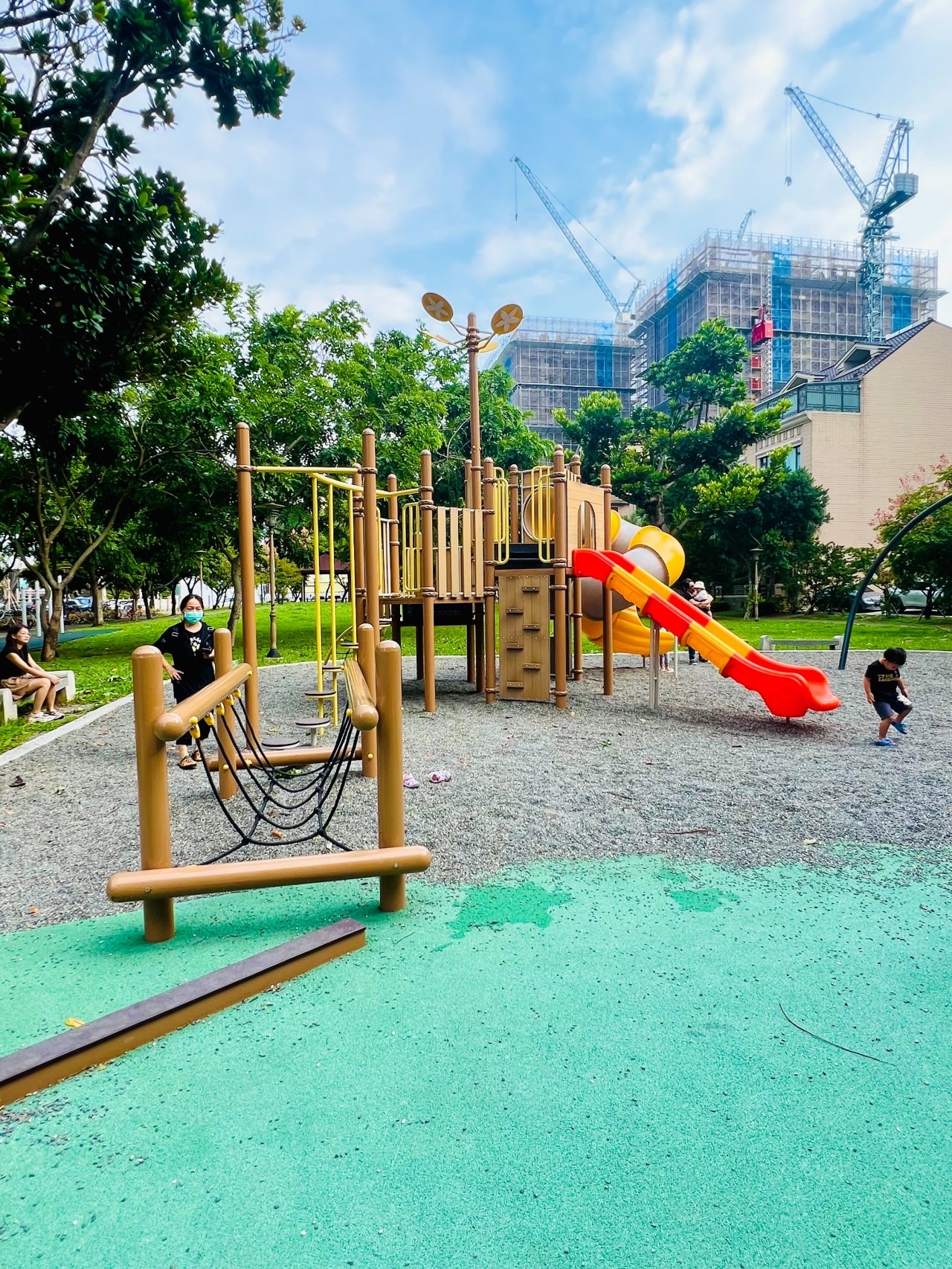 桃園青埔親子景點 青埔兒九公園 寧靜社區小公園 - 第7張圖