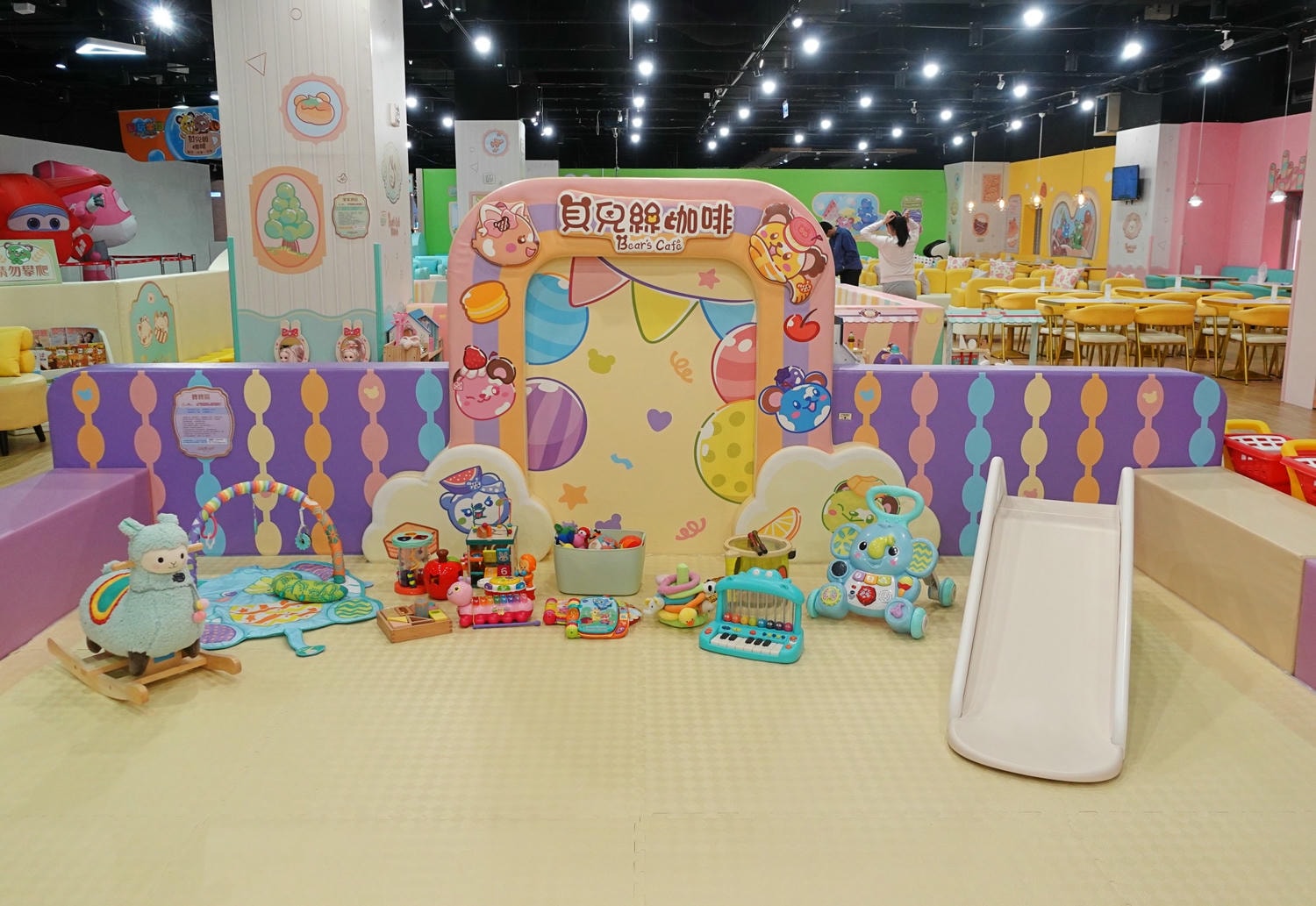 新北室內親子樂園|貝兒絲咖啡Bear’s Cafe 雨天不無聊,寶貝放電天堂! - 第36張圖