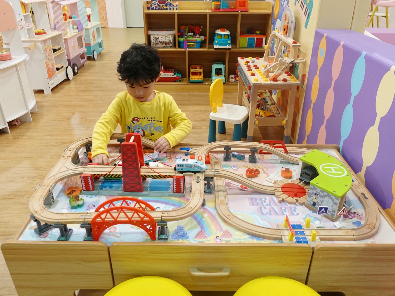 新北室內親子樂園|貝兒絲咖啡Bear’s Cafe 雨天不無聊,寶貝放電天堂! - 第19張圖