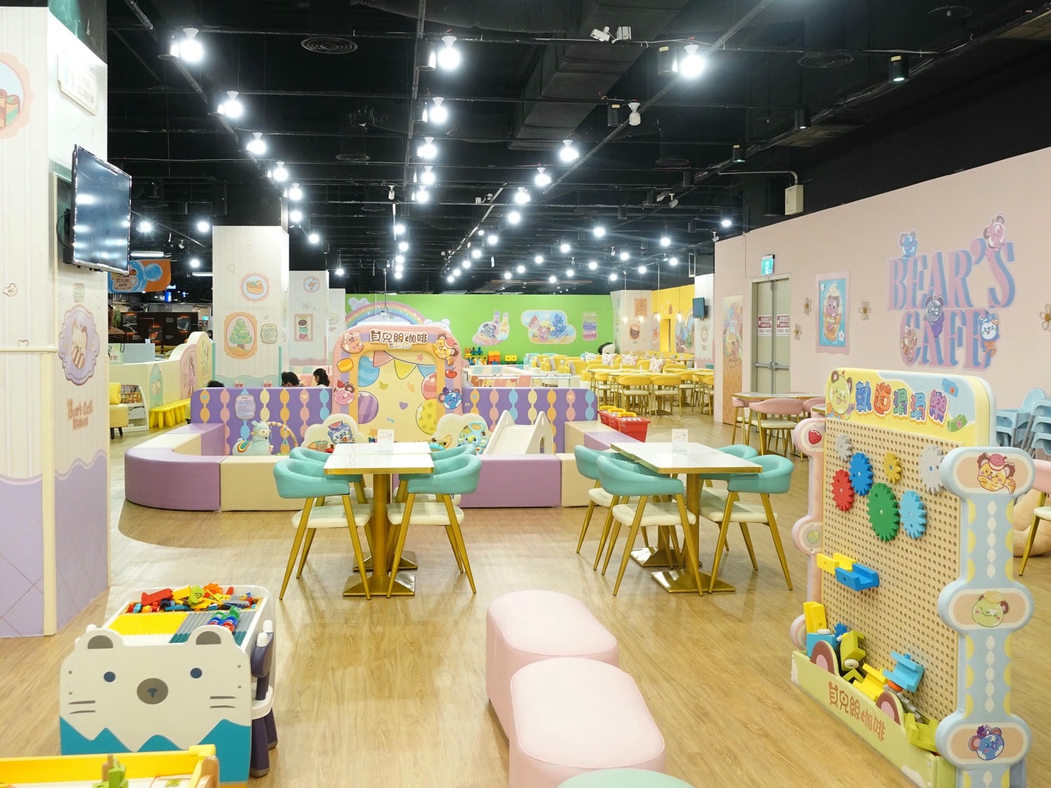 新北室內親子樂園|貝兒絲咖啡Bear’s Cafe 雨天不無聊,寶貝放電天堂! - 第9張圖