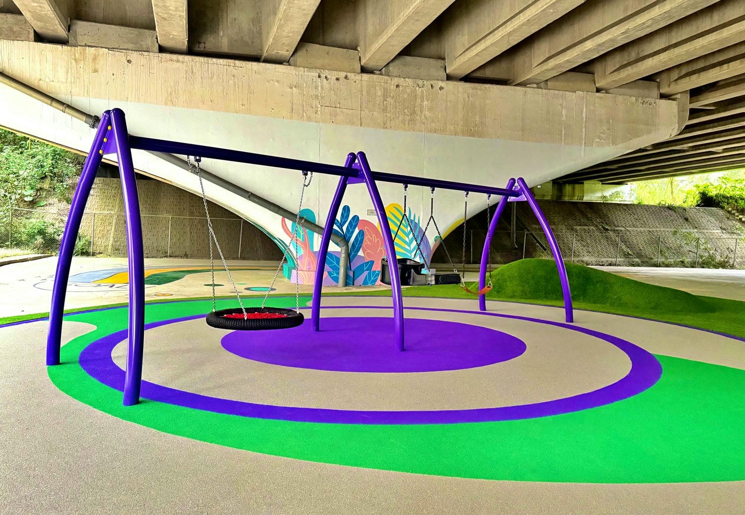 林森橋下兒童遊戲場 2025新開幕橋下公園/汐止親子雨天備案 - 第14張圖