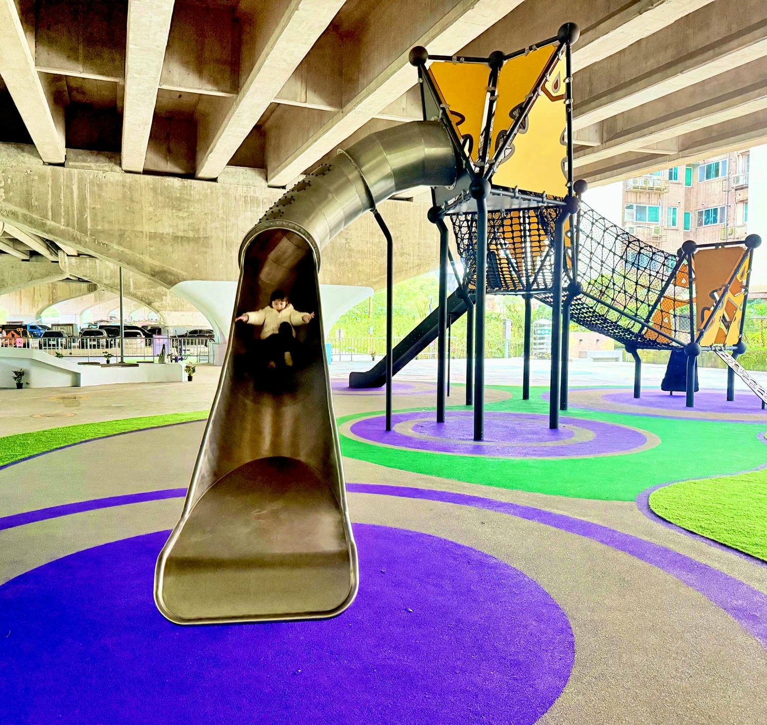 林森橋下兒童遊戲場 2025新開幕橋下公園/汐止親子雨天備案 - 第12張圖