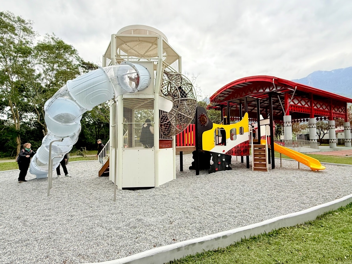 花蓮新城北埔公園 飛機造型特色遊戲場好好玩!(新城半日遊規劃) - 第7張圖