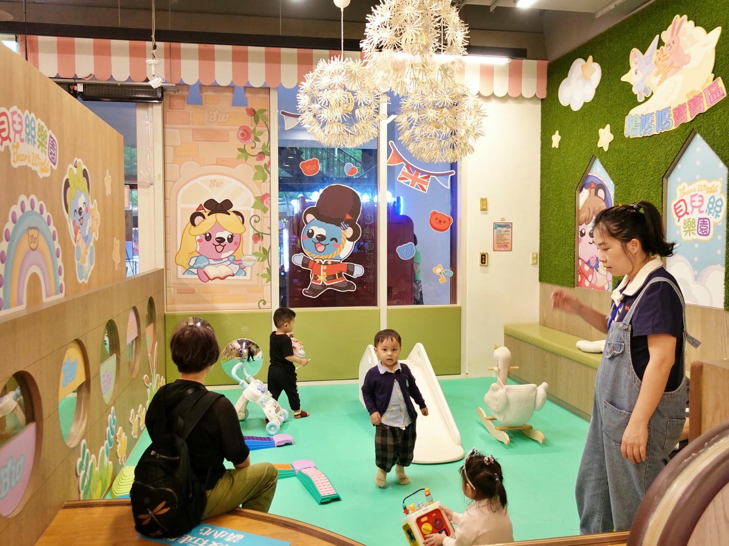 台中室內兒童樂園|貝兒絲樂園米平方館 0-8歲寶貝的天堂,20+主題設施玩到嗨! - 第22張圖
