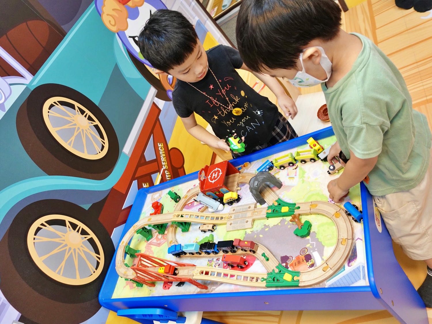 台中室內兒童樂園|貝兒絲樂園米平方館 0-8歲寶貝的天堂,20+主題設施玩到嗨! - 第24張圖